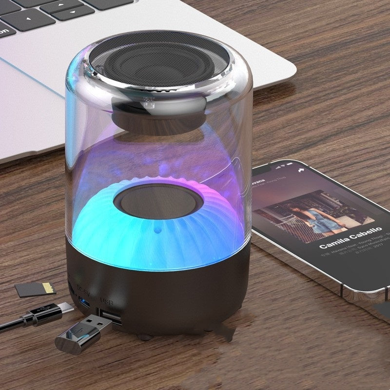 Stereo Computer Desktop Household Desk Notebook Phone Bluetooth Speaker