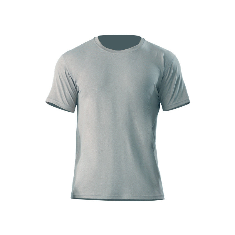 Men's Round Neck Loose Sports And Leisure Fitness T-shirt
